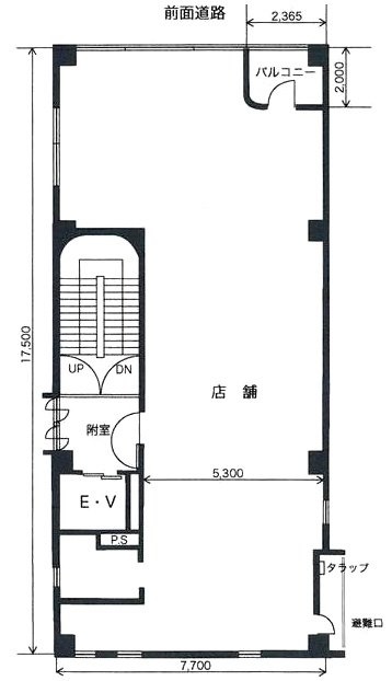 マルヤビル3F 間取り図