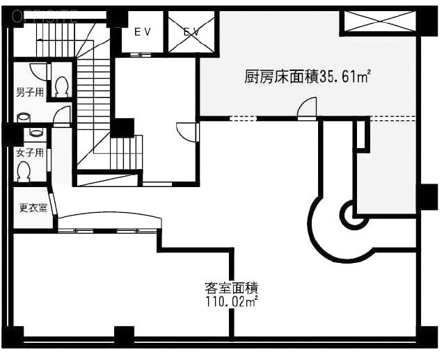 第2福井ビルB1F 間取り図
