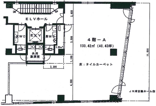 渋谷黒川ビルA 間取り図