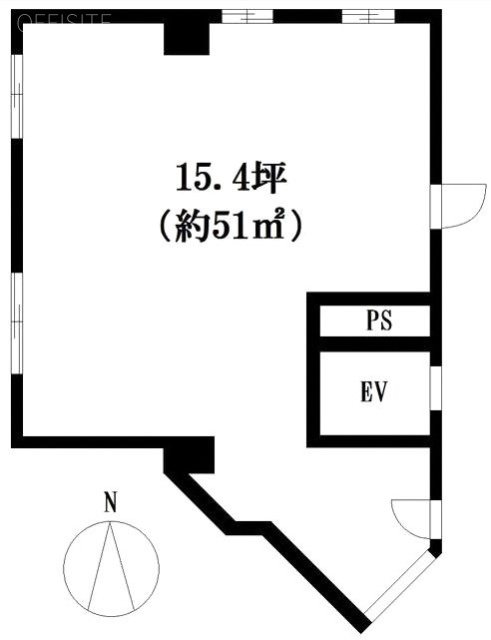 麻布網代マンション102 間取り図