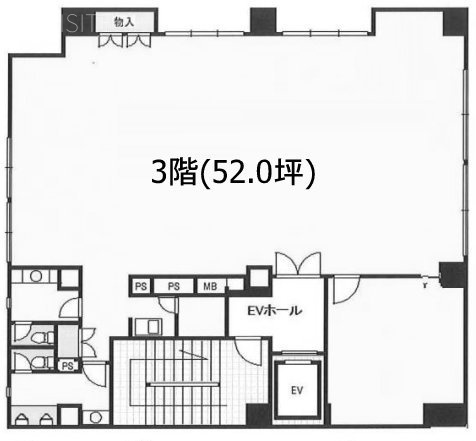東日本硝子会館3F 間取り図