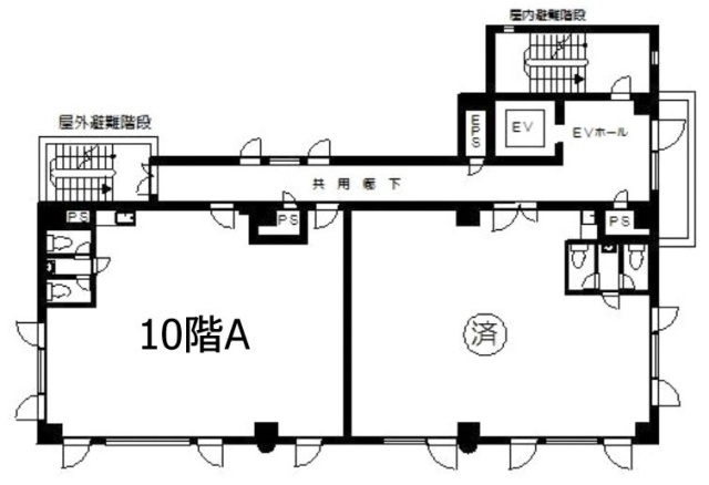 多摩クレイドゥルビルA 間取り図