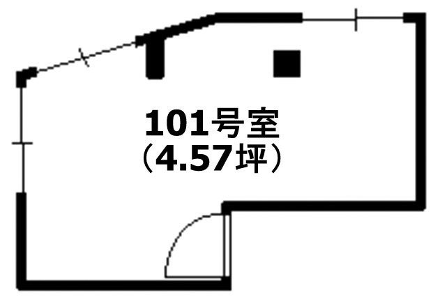 ハーモニ本館101 間取り図