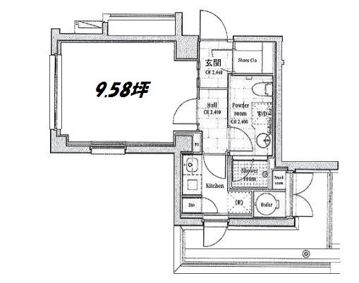 IL CENTRO CERENO504 間取り図