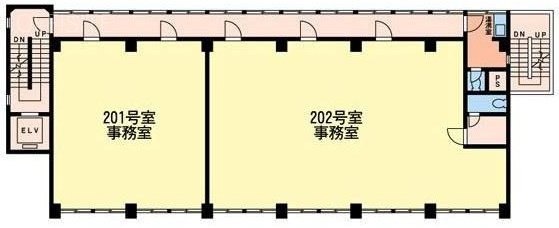 富士マンションビル202 間取り図