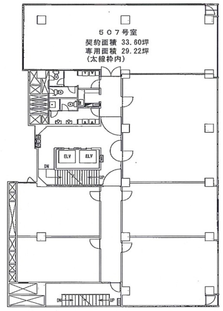 岩月ビル507 間取り図