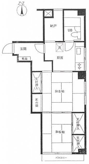 恩田ビル6F 間取り図
