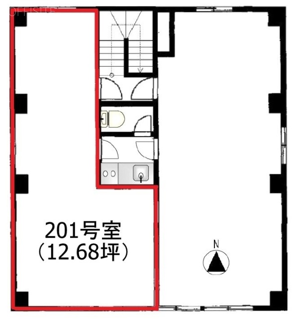 コスモビル201 間取り図