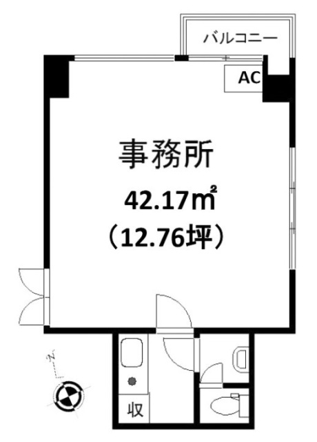 魚又ビル401 間取り図