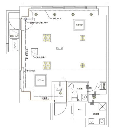 銀座川岐ビル702 間取り図