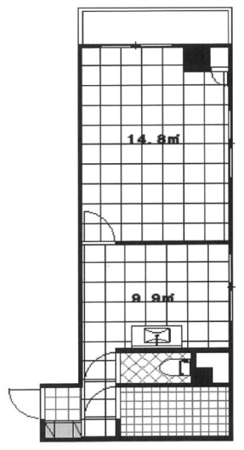 キャッスルマンション西新宿ビル205 間取り図