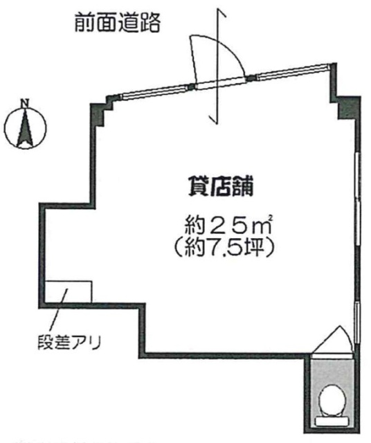 グレアハウスビル1F 間取り図