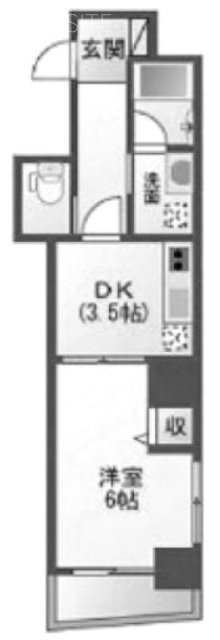 ジャコワ浜町ビル301 間取り図