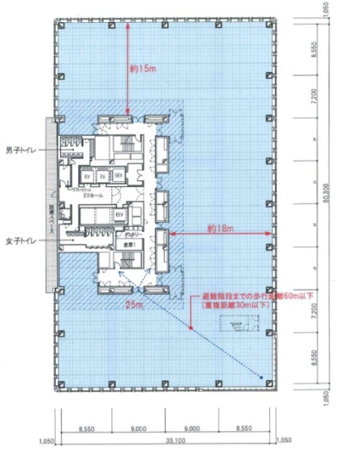 海老名駅間開発7F 間取り図