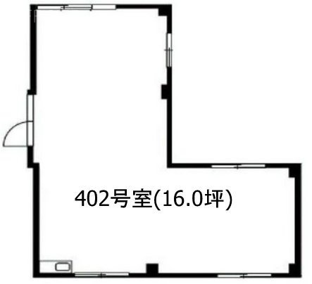 三信ビル402 間取り図