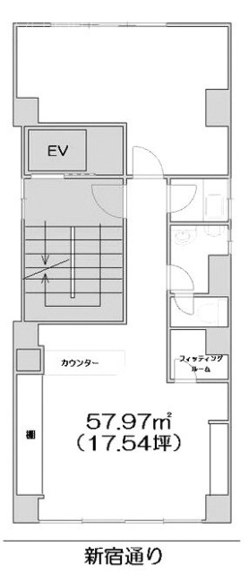 甲州屋ビル3F 間取り図