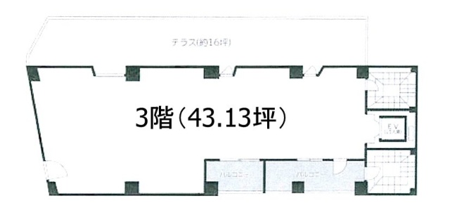 ゆきざきビル3F 間取り図