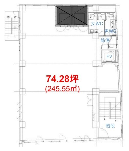 イマスオフィス馬喰町5F 間取り図