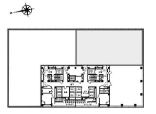 赤坂インターシティ6F 間取り図