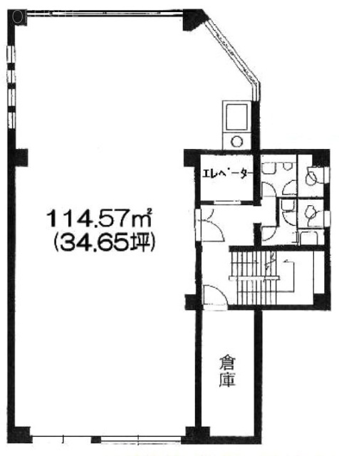 パレス代々木上原ビル2F 間取り図