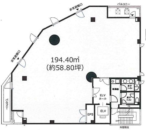 栗原ビル4F 間取り図