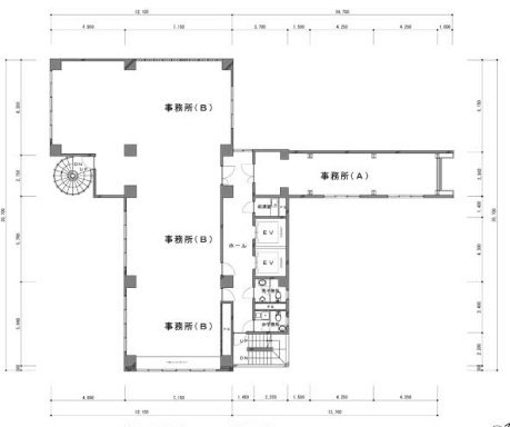 第三長岡ビルA 間取り図