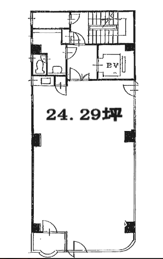 日本橋TECビル2F 間取り図