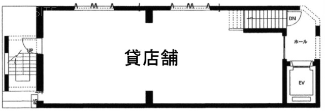 MIT荒木町ビル1F 間取り図