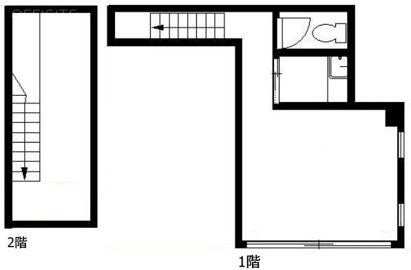 マスターズ東長崎1F～2F 間取り図