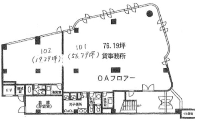 八達ビル1F 間取り図