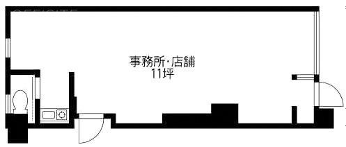カワイビル1F 間取り図