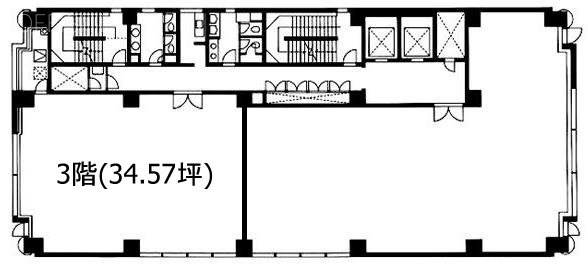 関内董友ビル3F 間取り図