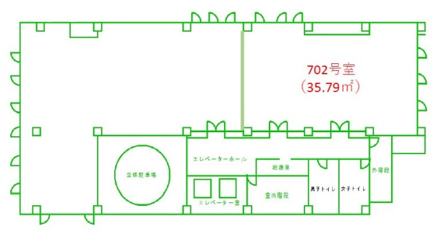 丸多屋ビル702 間取り図