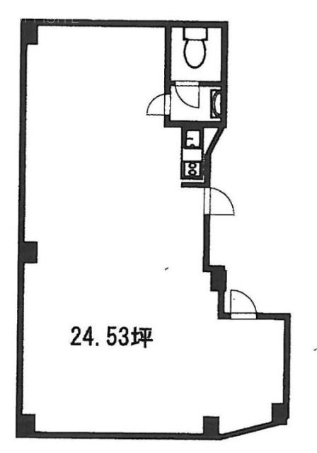 叶第1ビル2F 間取り図