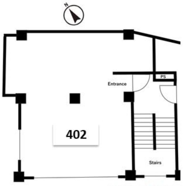 落合荘苑ビル402 間取り図