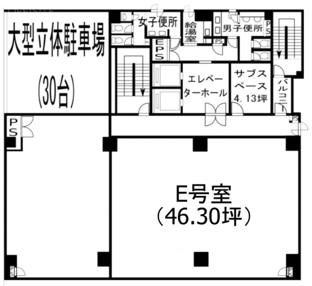 エレル新宿ビルE 間取り図