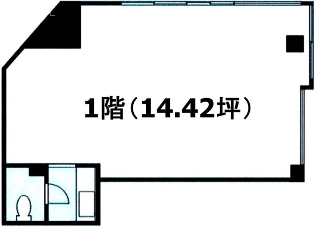 メゾン栄1F 間取り図