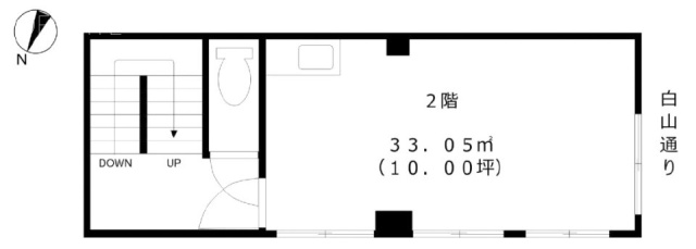 竹本ビル2F 間取り図