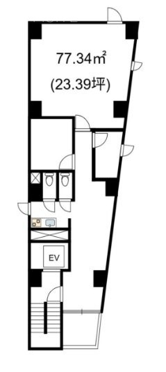芝MKビル6F 間取り図
