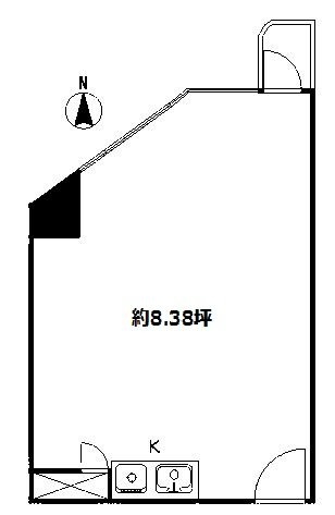 九段セントラルビル704 間取り図