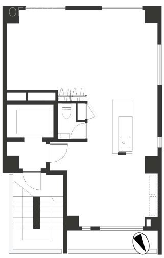 植竹ビル8F 間取り図