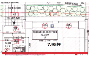 アーバネックス南品川Ⅱビル1F 間取り図