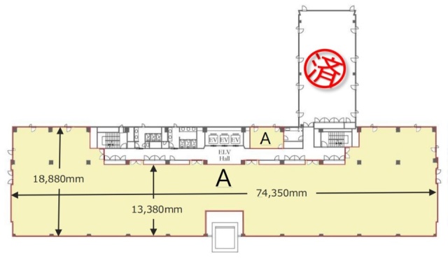 KN渋谷3A 間取り図