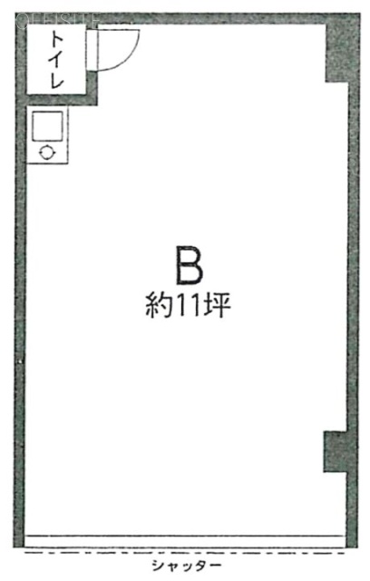 LM吉野町ビルB 間取り図