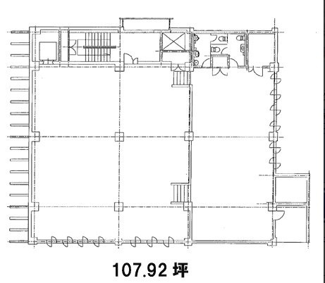 喜多重ビル3F 間取り図