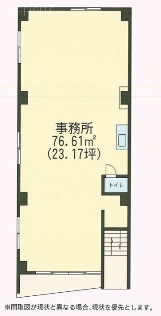明松ビル1F 間取り図