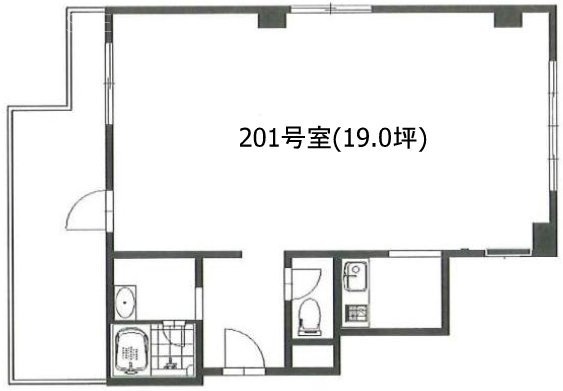 5225ビル201 間取り図
