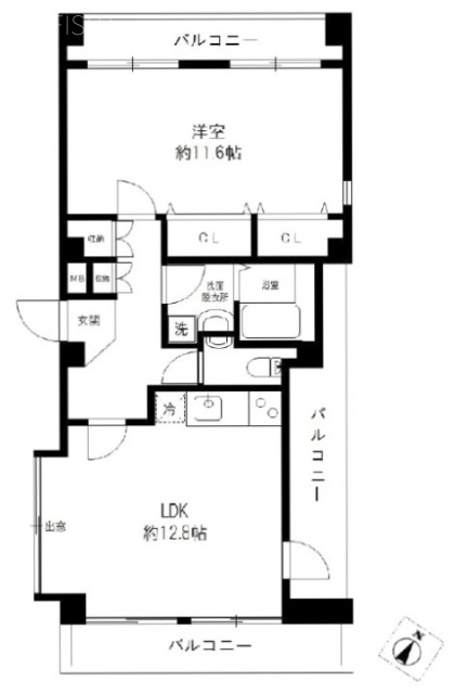 マキビルA 間取り図