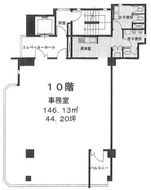 ネモト第三ビル10F 間取り図