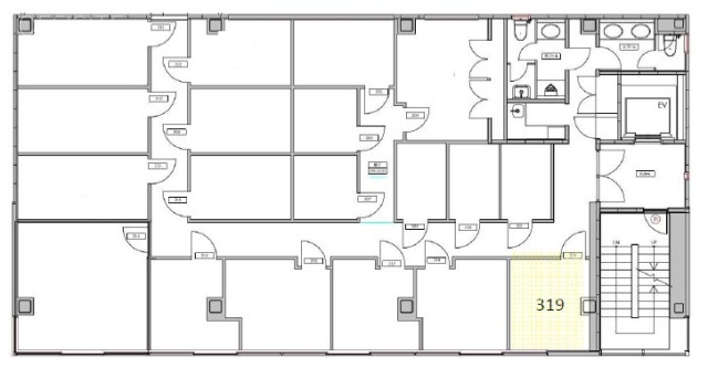 エキスパートオフィス麹町319 間取り図